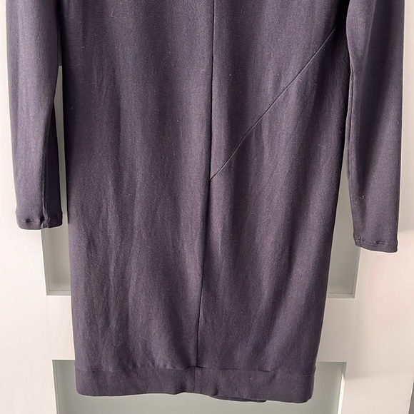 Brunello Cucinelli cotton draped long sleeves dress size XL - Picture 7 of 15